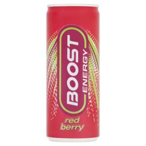 Picture of 250 Boost Energy Red Berry Can x24 DRS