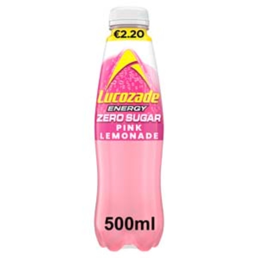 Picture of 500 Zero Lucozade Pink  PM€2.20  x12 DRS