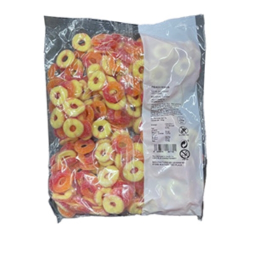 Picture of Lake Peach Rings Fizzy 5c Bags x240