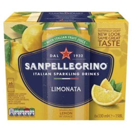 Picture of 330 San Pellegrino Lemon 6PK x4 DRS