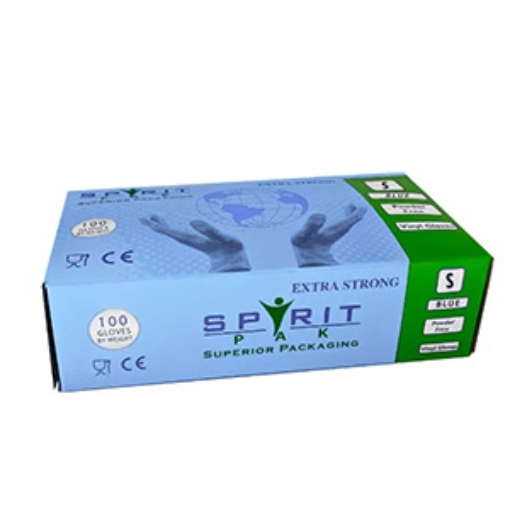 Picture of Glove Vinyl Blue Powder Free SMALL (Spirit)x100