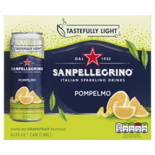 Picture of 330 San Pellegrino Grapefruit 6PK x4 DRS