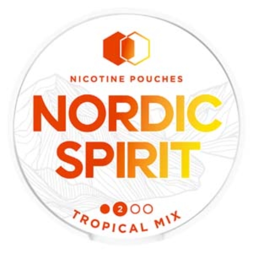 Picture of Nordic Spirit Tropical MIx Pouch Regular 2D 6MG 20