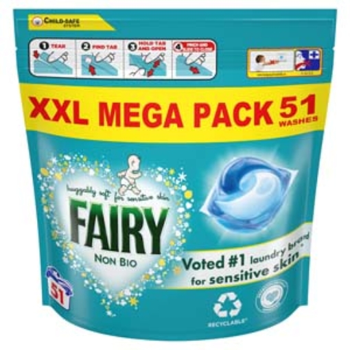 Picture of Fairy Non Bio Pods For Sensitive Skin 51W x2