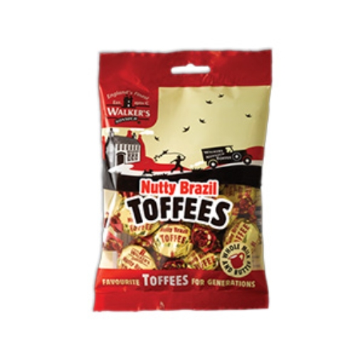 Picture of Bags Walkers Nutty Brazil Toffees 150g x12