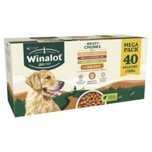 Picture of Winalot Pouch Variety in Gravy 100g 40pk x1