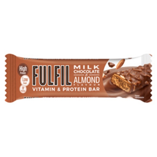 Picture of Fulfil Milk Chocolate & Almond 55g x15