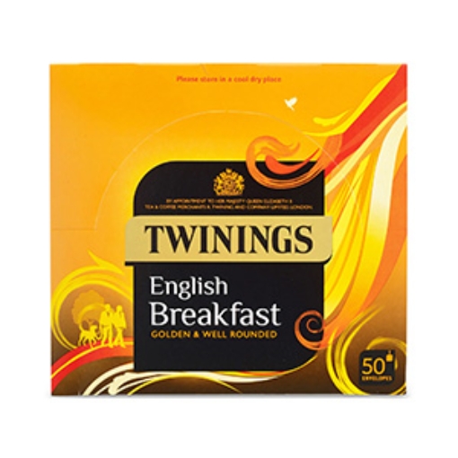 Picture of Twinings English Breakfast Tea Envelope 50s x6