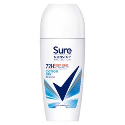 Picture of Sure Roll On Women COTTON DRY 50ml x6
