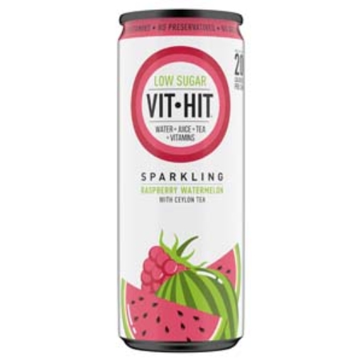 Picture of 330 Vit Hit Spark Rasp&Watermelon Can x12 DRS