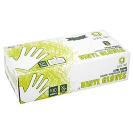 Picture of Case Glove Vinyl Blue XL WHat (Powder) 100 x10