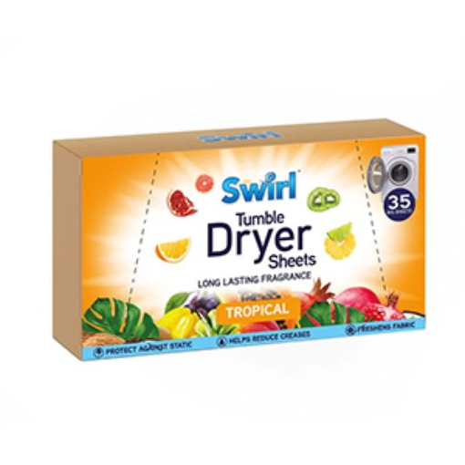 Picture of Swirl Dryer sheets Tropical 35s x20