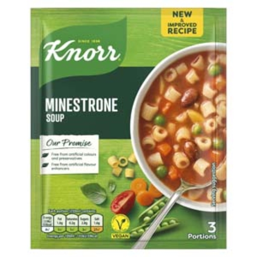 Picture of Knorr Soup Minestrone 3 Portion 78g x8