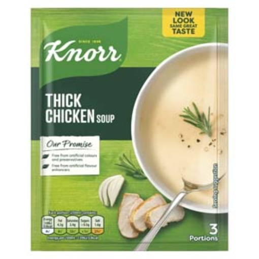 Picture of Knorr Soup Thick Chicken 3 Port 55g x13