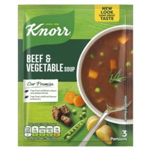 Picture of Knorr Soup Beef&Veg 3 Portion 53g x13