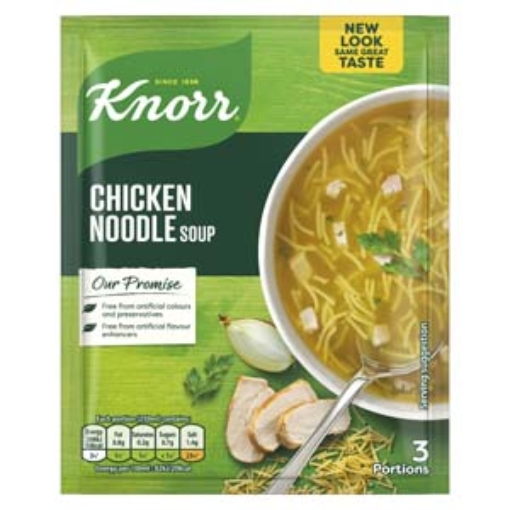 Picture of Knorr Soup Chicken Noodle 3 Port 43g x12