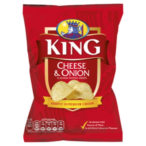 Picture of KING Cheese & Onion STD 35g x50