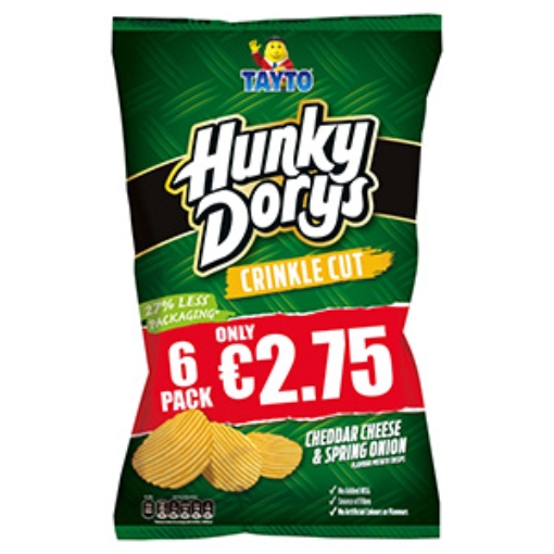 Picture of Tayto Hunky Dorys C&O 150g 6pk PM€2.75 x16