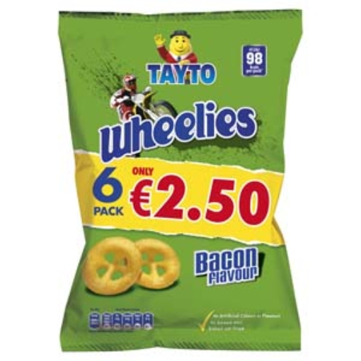 Picture of Tayto Wheelies 6PK 120g PM€2.50  x12