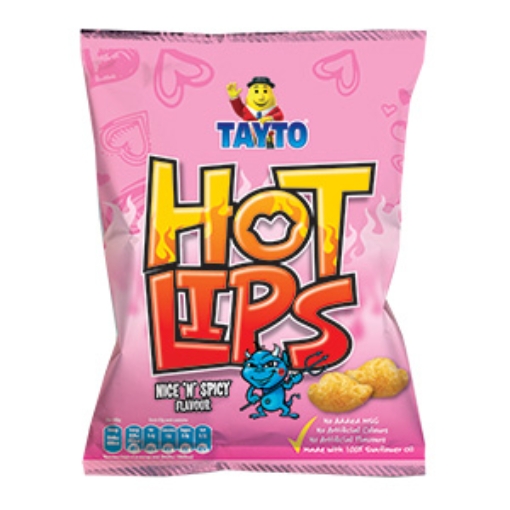 Picture of Tayto Hot Lips 40g  x32