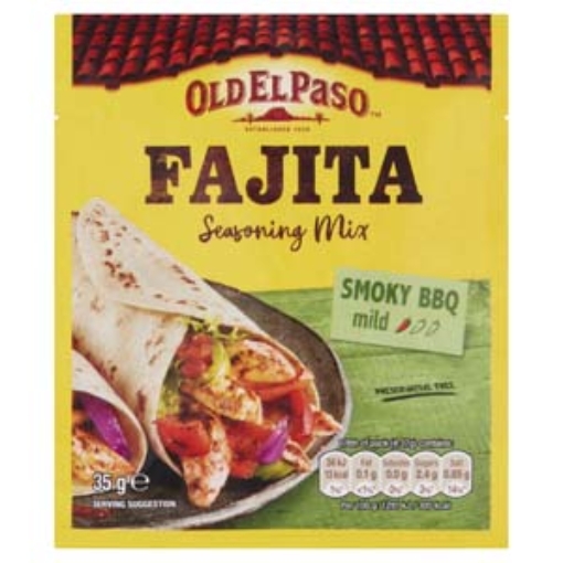 Picture of Old El paso Fajita Seasoning Mix SmokyBBQ35g x24
