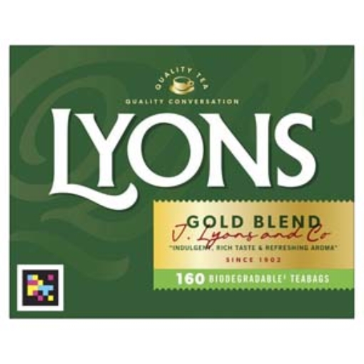 Picture of Lyons Green Tea Bags (Original) 160s  x8