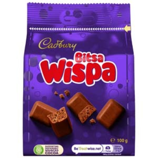 Picture of Bags Wispa Bitsa Cadbury 100g x10