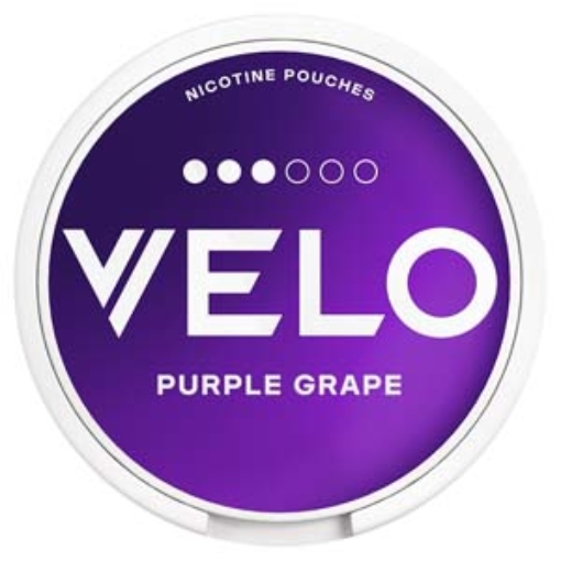 Picture of Velo Purple Grape 8Mg Nictone Pouch 14g 3D x5