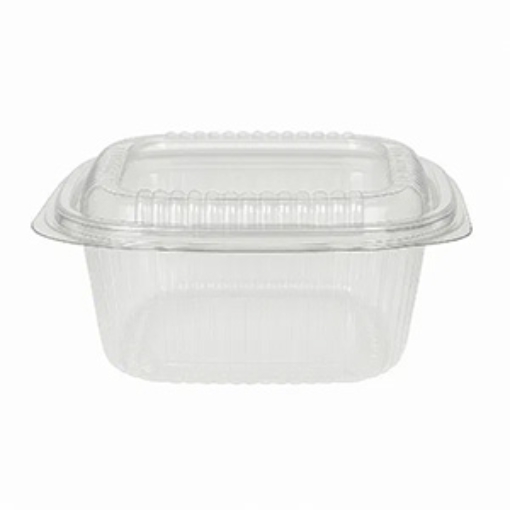 Picture of Case Salad Square Container Hinge 375cc 50's x6