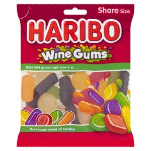 Picture of Bags Haribo Wine Gums 160G x11 NEW Pack