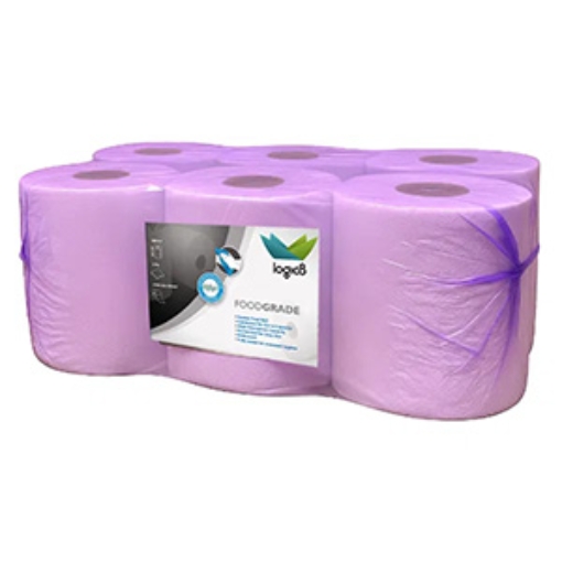 Picture of Centrefeed 2 ply White 400 Sheet Logic8 x6