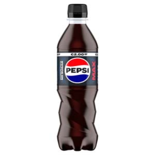 Picture of 500 Pepsi Max Bottle  PM€2 x24 DRS