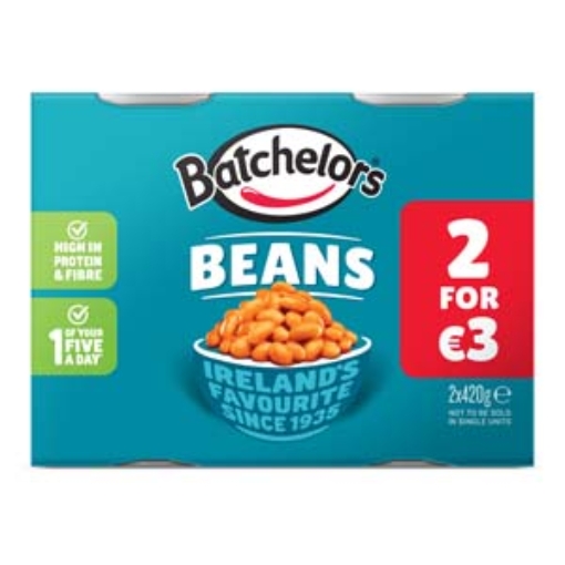 Picture of Batchelors Beans 420g  Twin Pack €3 x12