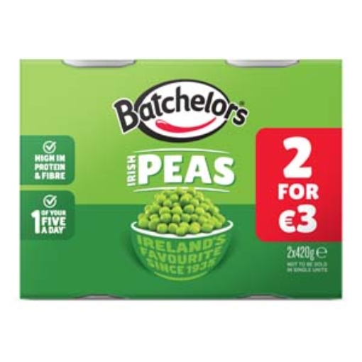 Picture of Batchelors Peas Processed 420gTwin Pack €3 x12