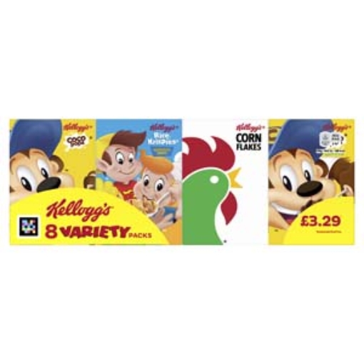 Picture of Kelloggs Variety PM £3.29 8pk x6