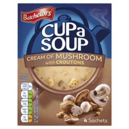 Picture of Batch (UK) CupASoup Cream of Mushroom 99g x9