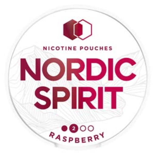 Picture of Nordic Spirit Raspberry Pouch Regular 2D 6mg 20s x