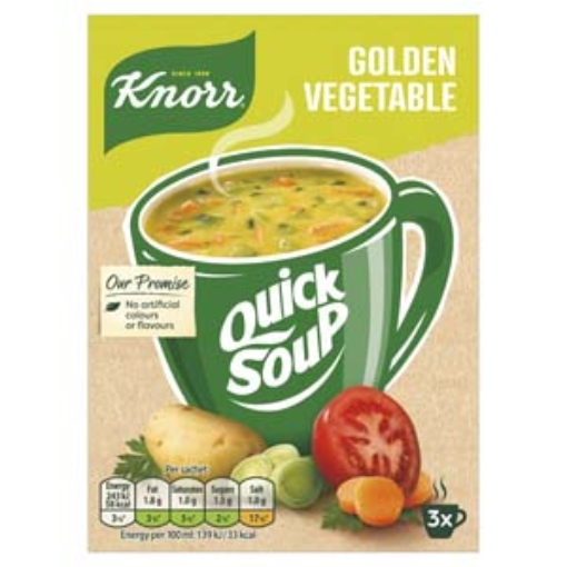 Picture of Knorr 3 Pack Golden Vegetable QuickSoup 48g x12