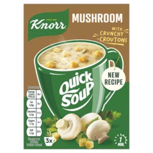 Picture of Knorr 3 Pack Mushroom QuickSoup 45g x12
