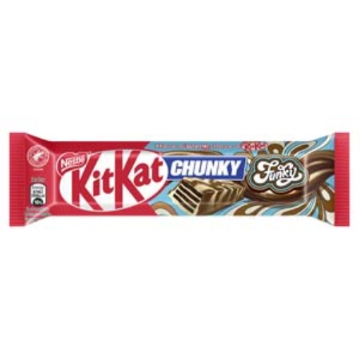 Picture of Chunky Kit Kat Funky Milk&White Bar 40g  x24