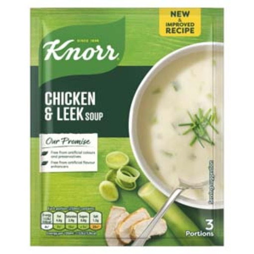 Picture of Knorr Soup Chicken&Leek 3Port 50gx12