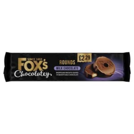 Picture of Foxs Milk Choc Rounds 130g x12