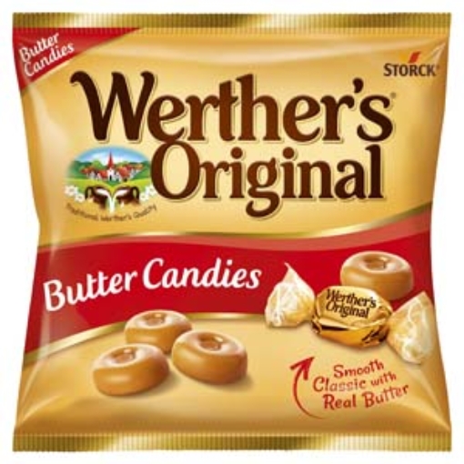 Picture of Bags Werthers Orig Butter Candies (RED)135g x18