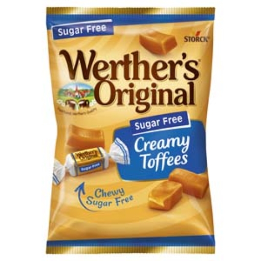 Picture of Bags Werthers Orig Sugar F Creamy Toffees 80g x18