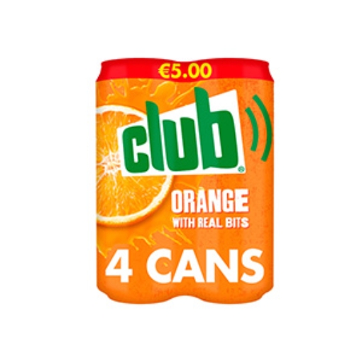 Picture of 330 Club Orange Can Multi PM€5.00 4pk x6 DRS