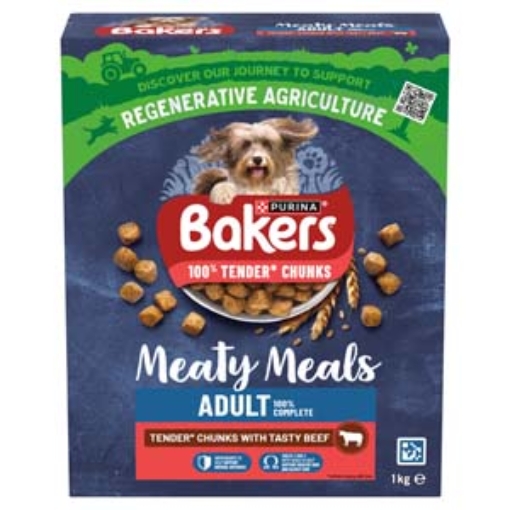 Picture of Bakers MEATY MEALS Beef Box 1kg x5