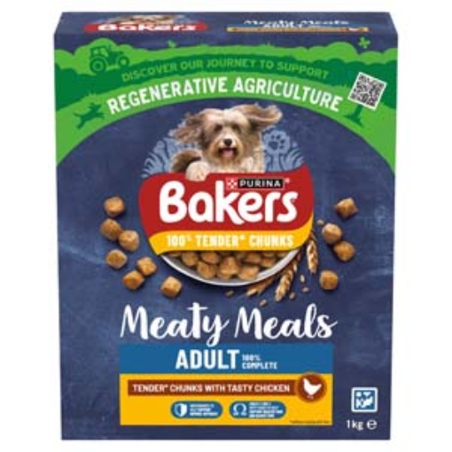 Picture of Bakers MEATY MEALS Chicken Box 1kg x5