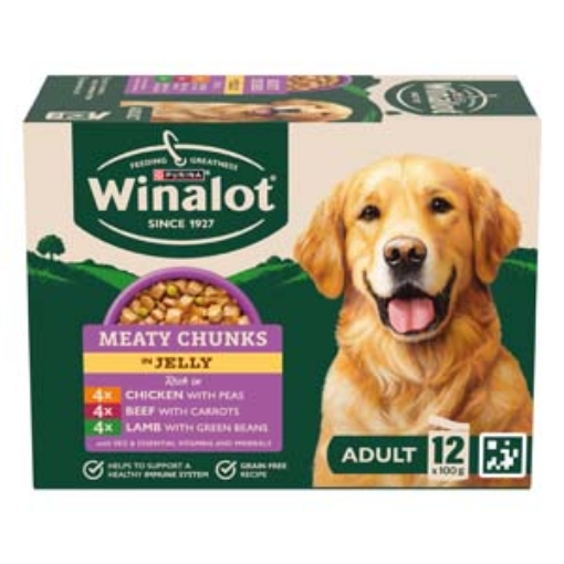 Picture of Winalot Pouch Variety in Jelly 100g 12pk x4